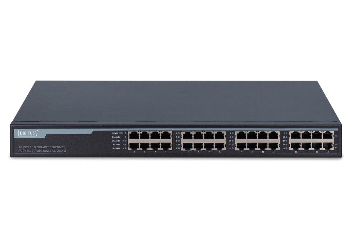 EAN 4016032430377 - Digitus DN-95116 switch Gigabit Ethernet (10/100/1000) Energía sobre Ethernet (PoE) 1U Gris imagen 5