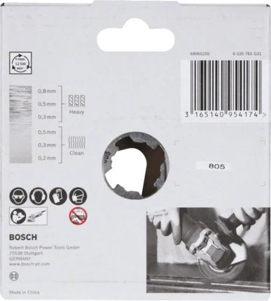 Bosch Professional X-Lock Cepillo De Disco Pesado Para Metal, Ø 115 Mm, Alambre De Acero Trenzado De 0,5 Mm, Para Amoladora Angular X-Lock 2608620731