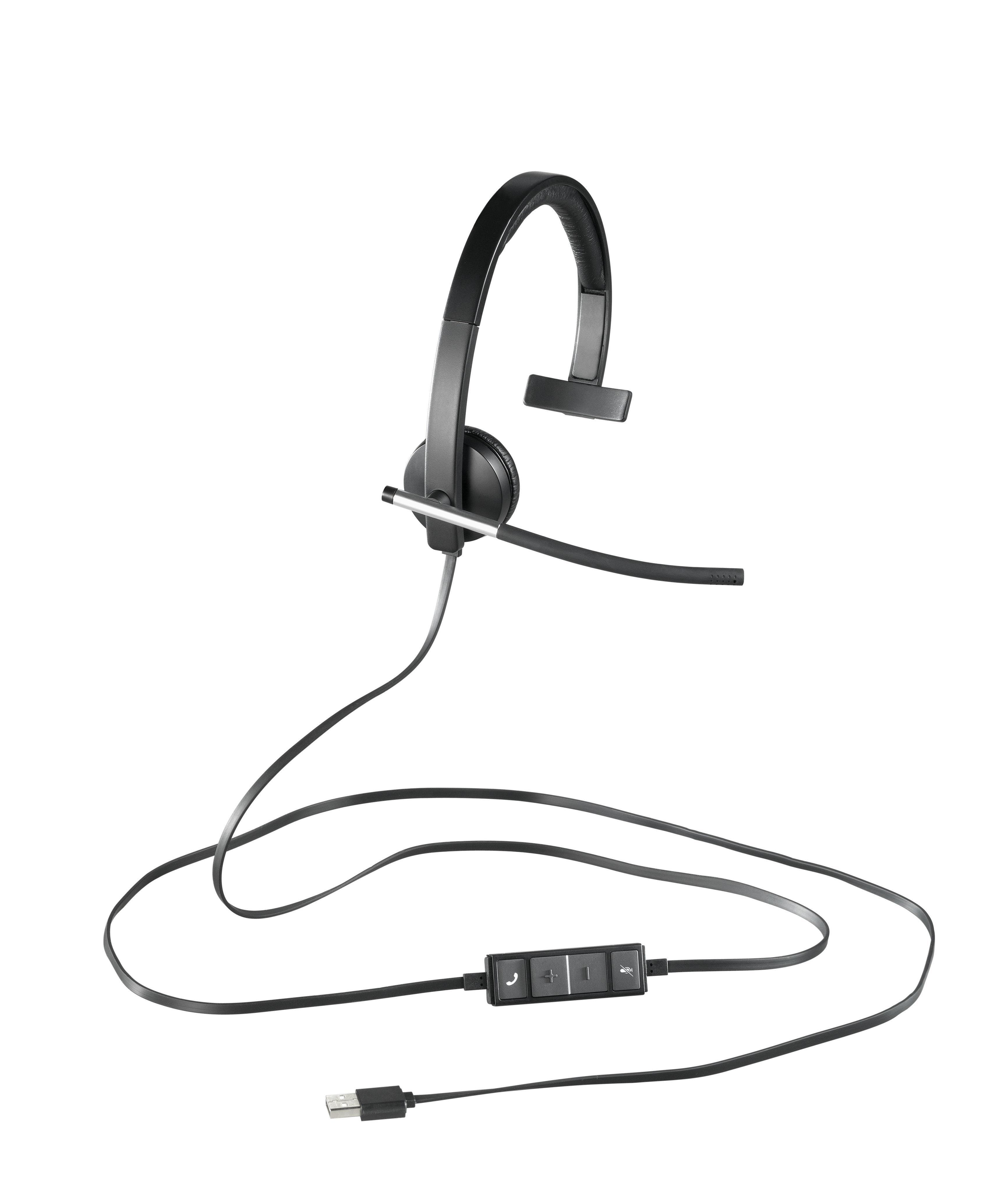 EAN 5099206041189 - Logitech 981-000514 auricular y casco Auriculares Alámbrico Diadema Oficina/Centro de llamadas USB tipo A imagen 2
