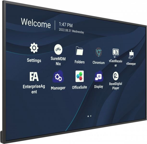 Viewsonic Cde4330 Pizarra Y Accesorios Interactivos 109,2 Cm (43") 3840 X 2160 Pixeles Pantalla Táctil Negro Usb