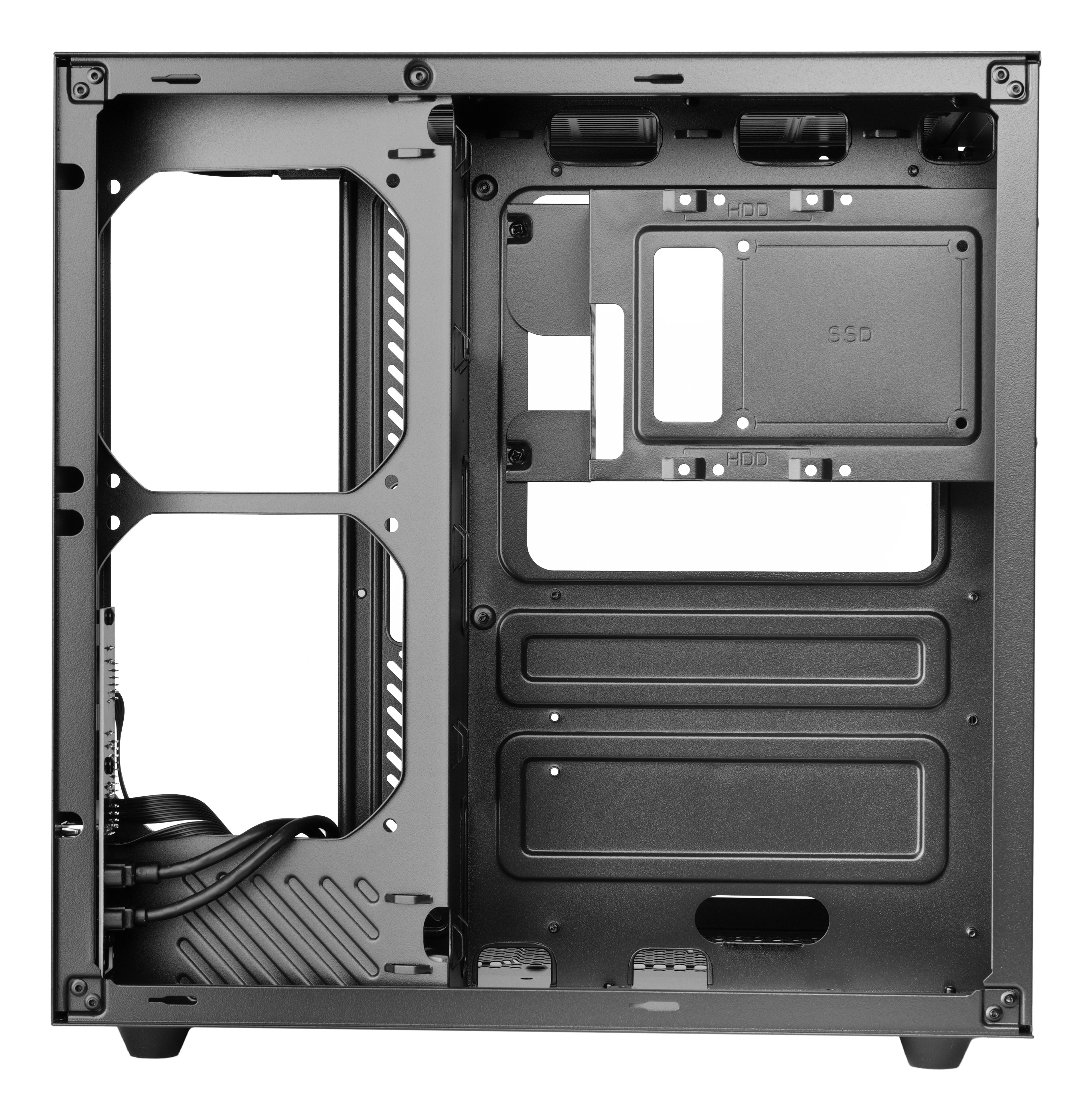 Caja Semitorre Atx Mc-Curv Negro Mars Gaming Atx/ 1xusb 3.0, 1xusb2.0, 1xusb-C/ 2x 3.5'' Hdd + 1x 2.5'' Ssd/