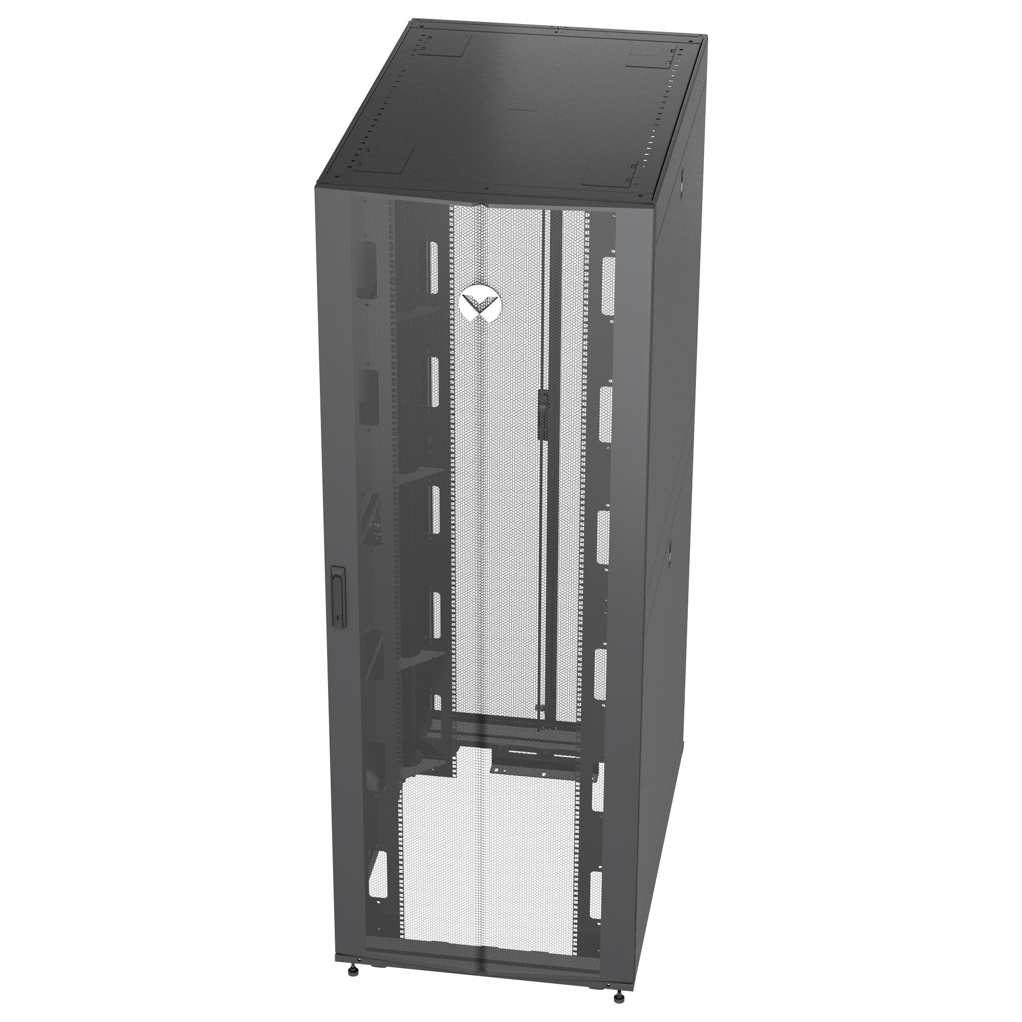 EAN 4061471035065 - Vertiv VR3357 armario rack 48U Rack o bastidor independiente Negro, Transparente imagen 4