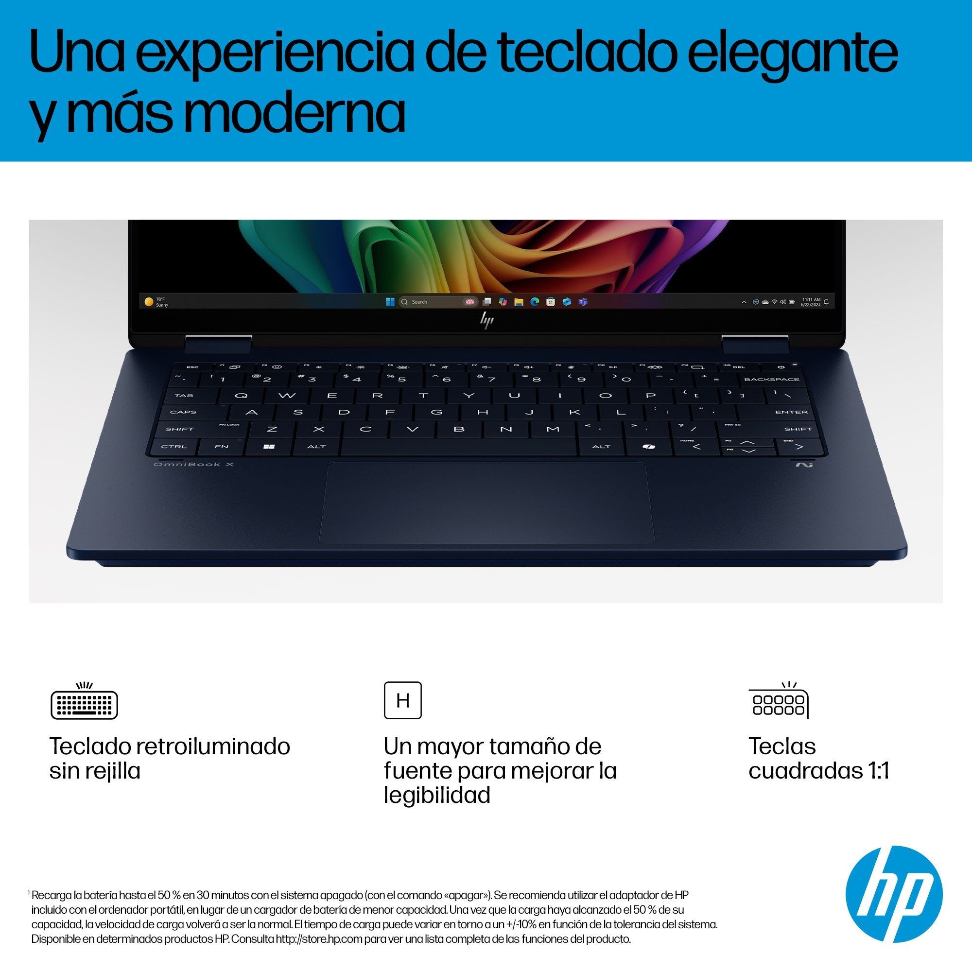 EAN 199251190063 - HP OmniBook X FlipNGAI 14-fm0011ns Copilot+ PC Intel Core Ultra 7 258V Híbrido (2-en-1) 35,6 cm (14") Pant imagen 9