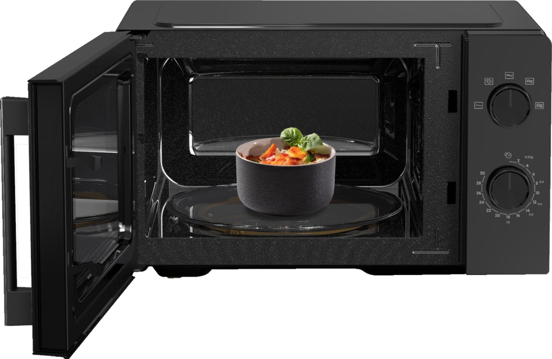EAN 3838782820014 - Hisense H20MOBP1HI Negro Solo microondas Encimera 20 L 700 W imagen 4
