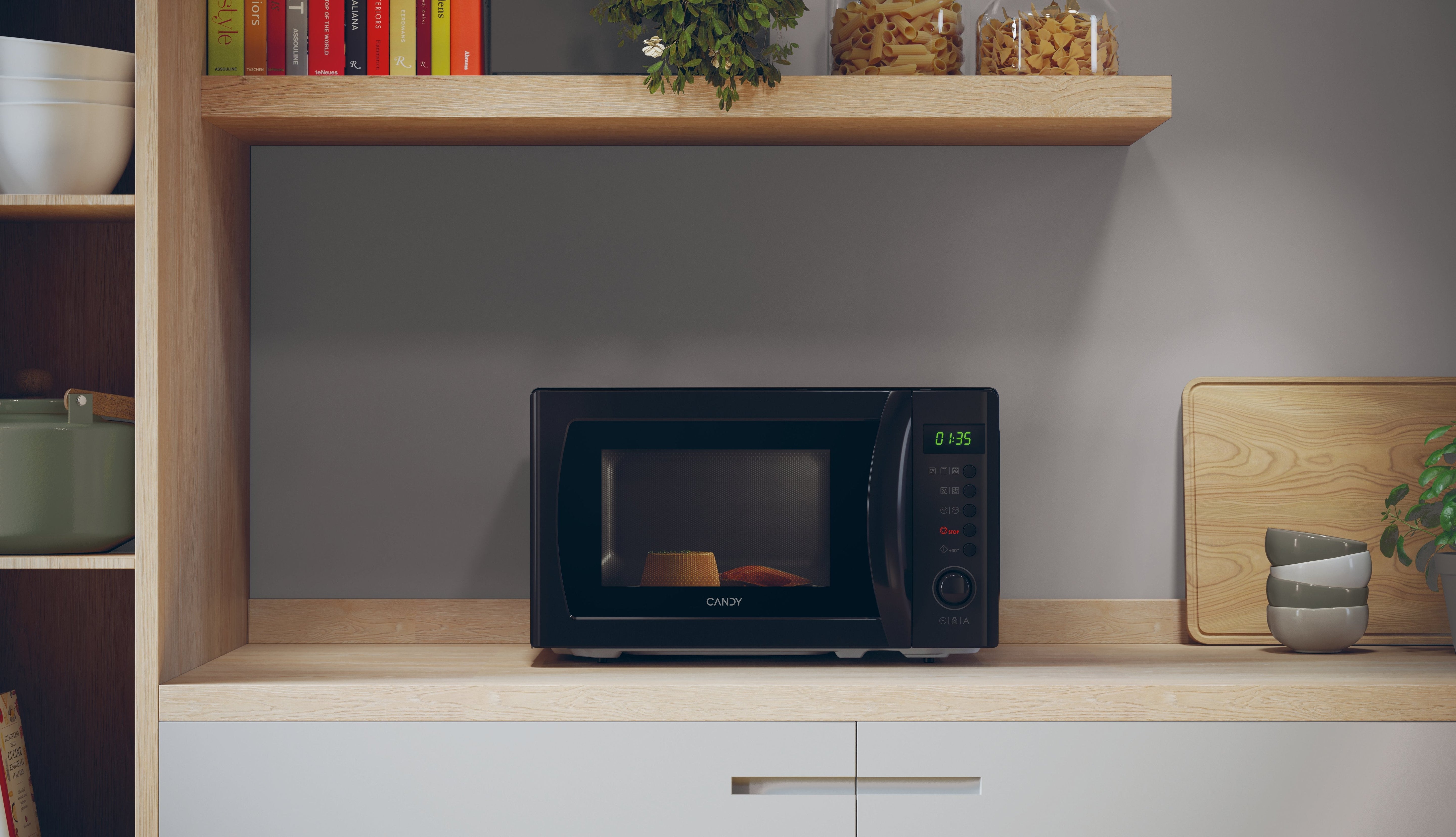 EAN 8059019053080 - Candy Idea CMGA20SDLB Negro Microondas con grill Encimera 20 L 700 W imagen 3