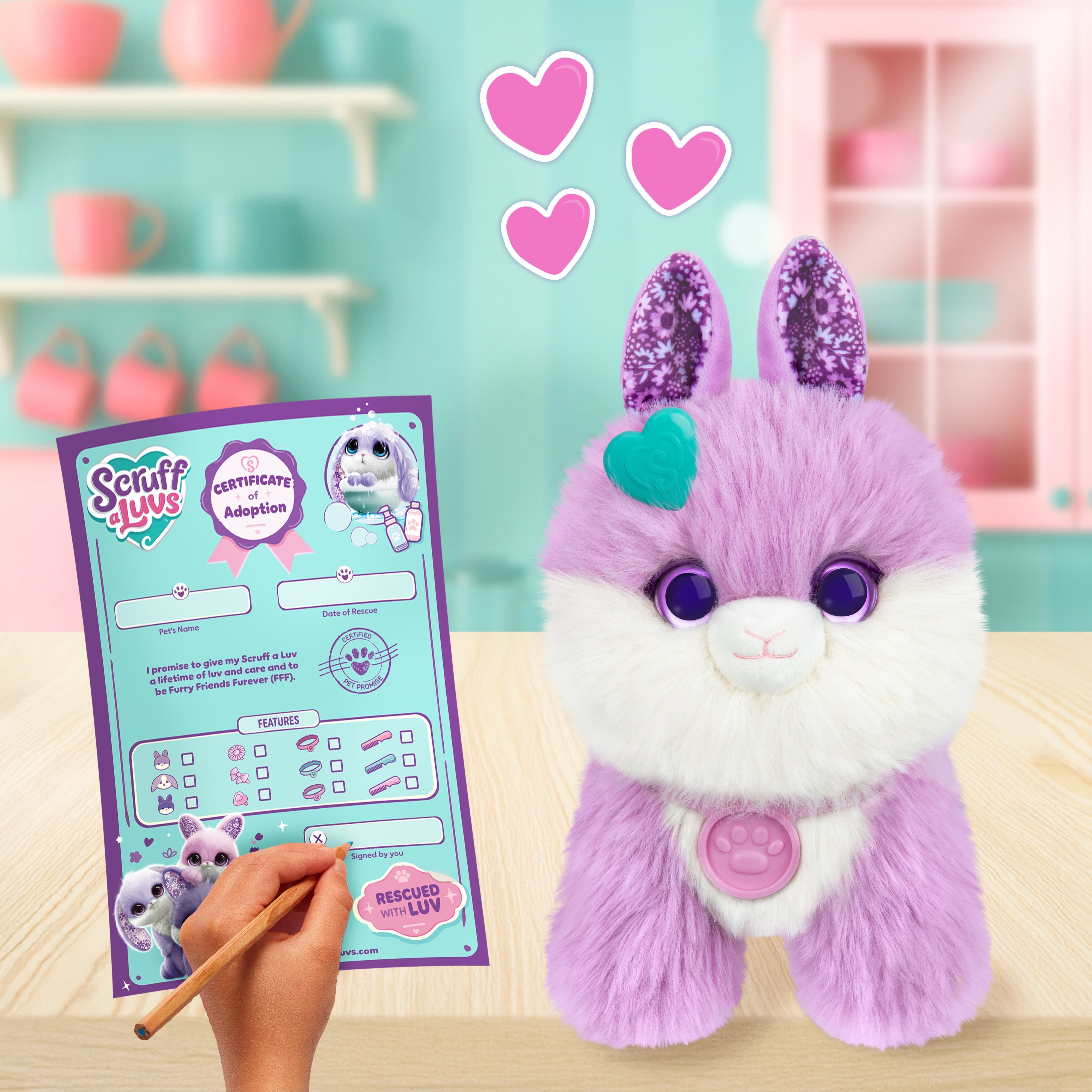Moose Toys Ltd. Scruffaluvs - Pet Scruffs Einzelpack (Sortierter Artikel) 30331