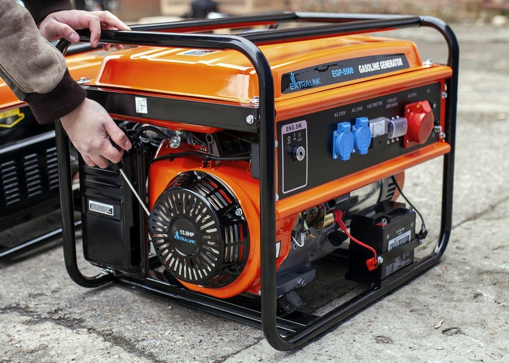 EAN 5905090330356 - Extralink EX.30356 motor-generador 5000 W 25 L Negro, Naranja imagen 3