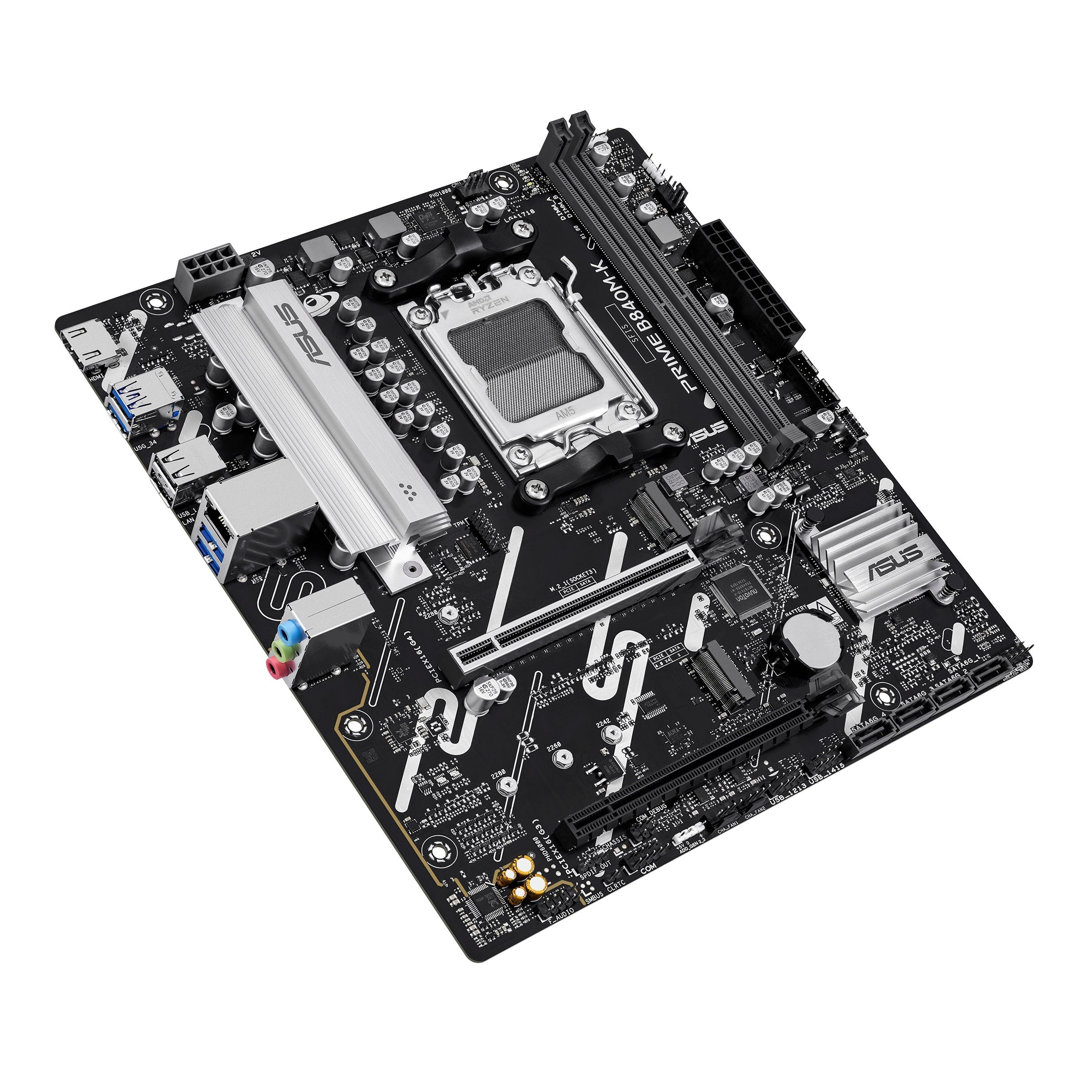 Placa Base Asus Prime B840m-K Amd,Am5,Ddr5,Matx 90mb1pk0-M0eay0