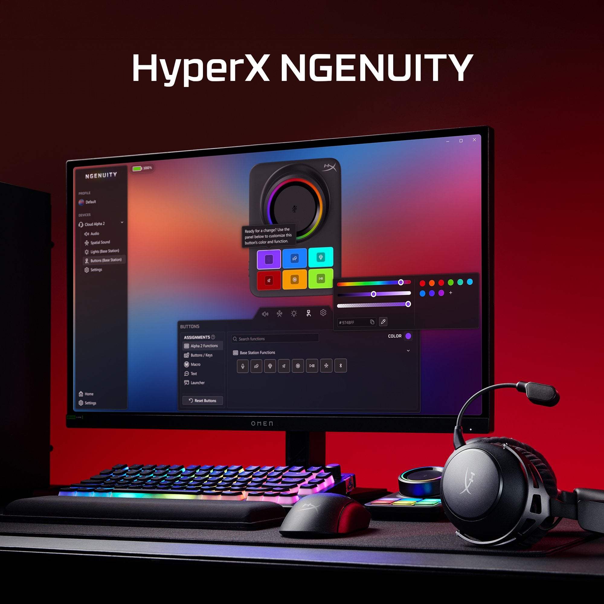 EAN 0198701216179 - HyperX Cloud Alpha 2 Inalámbrico Diadema Juego Bluetooth Negro imagen 2