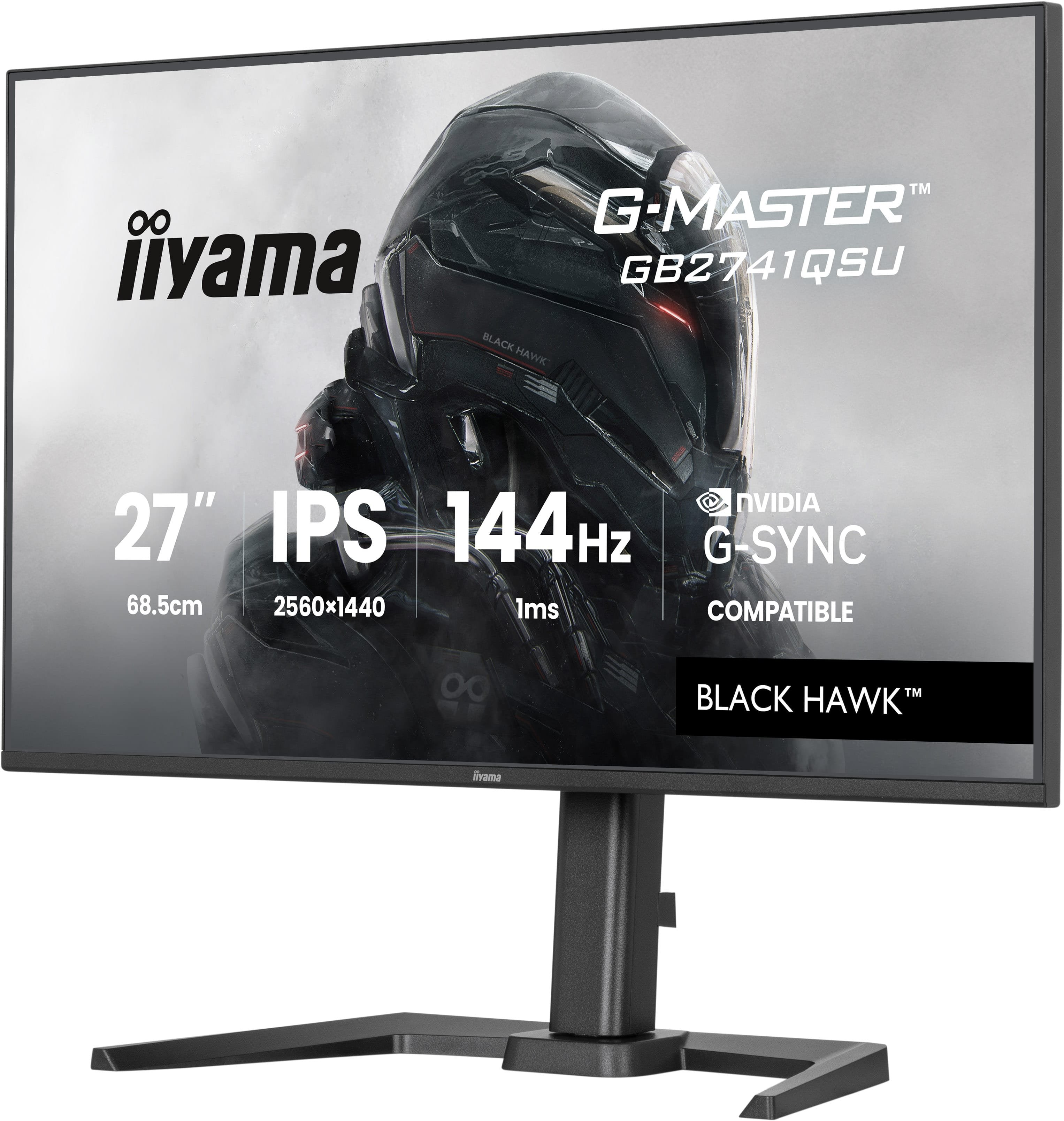 EAN 4948570127450 - iiyama G-MASTER GB2741QSU-B1 pantalla para PC 68,6 cm (27") 2560 x 1440 Pixeles 4K Ultra HD LED Negro imagen 3