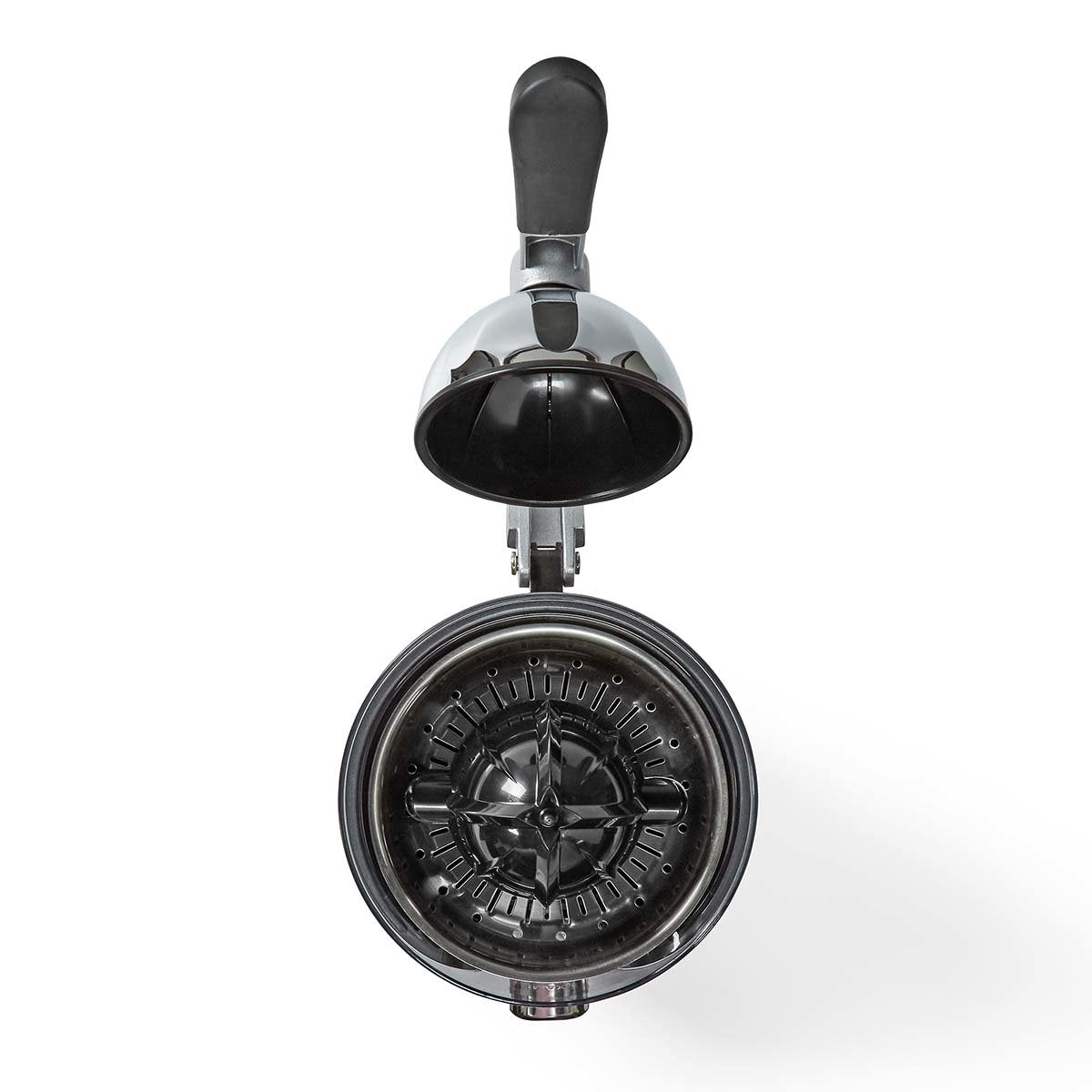 EAN 5412810408900 - Nedis KAJC200SR exprimidor Exprimidor eléctrico con brazo 100 W Aluminio, Negro imagen 5