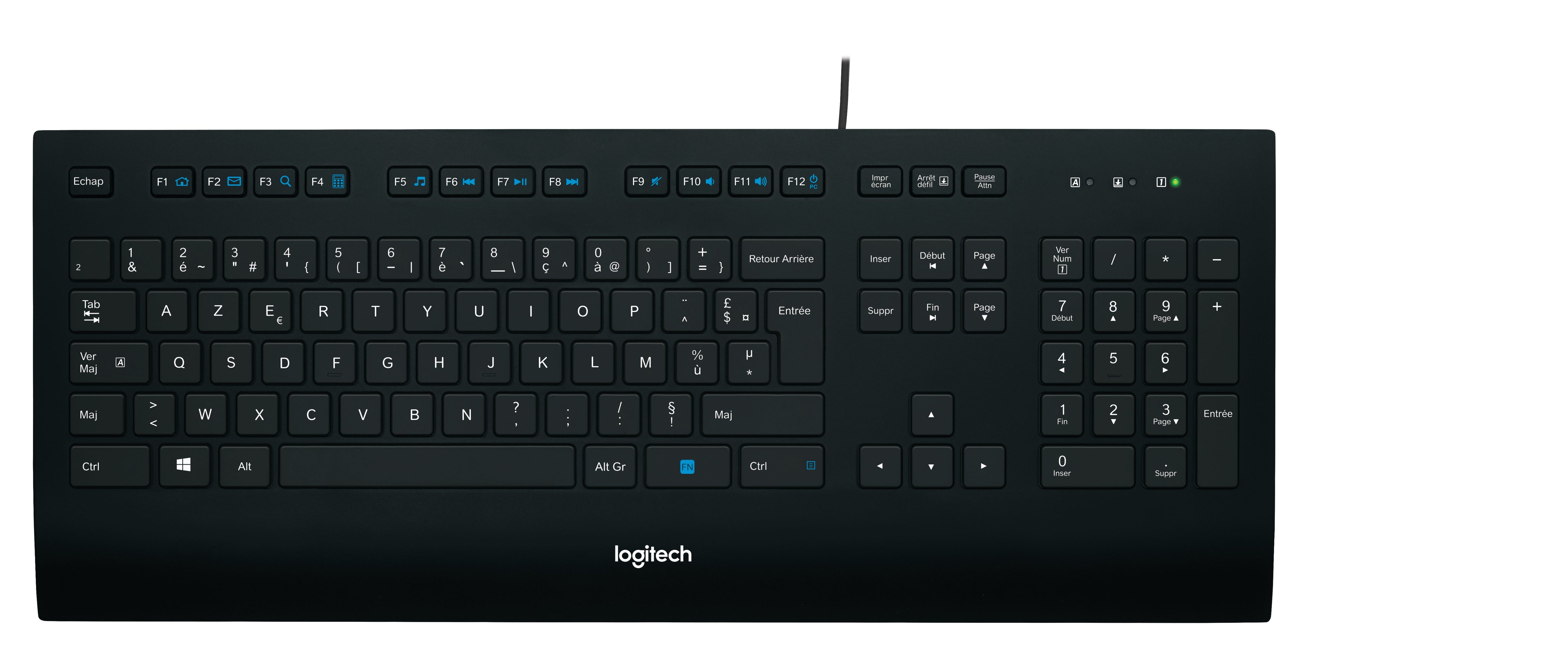 EAN 5099206046788 - Logitech K280E Pro f/ Business teclado Oficina USB AZERTY Francés Negro imagen 1