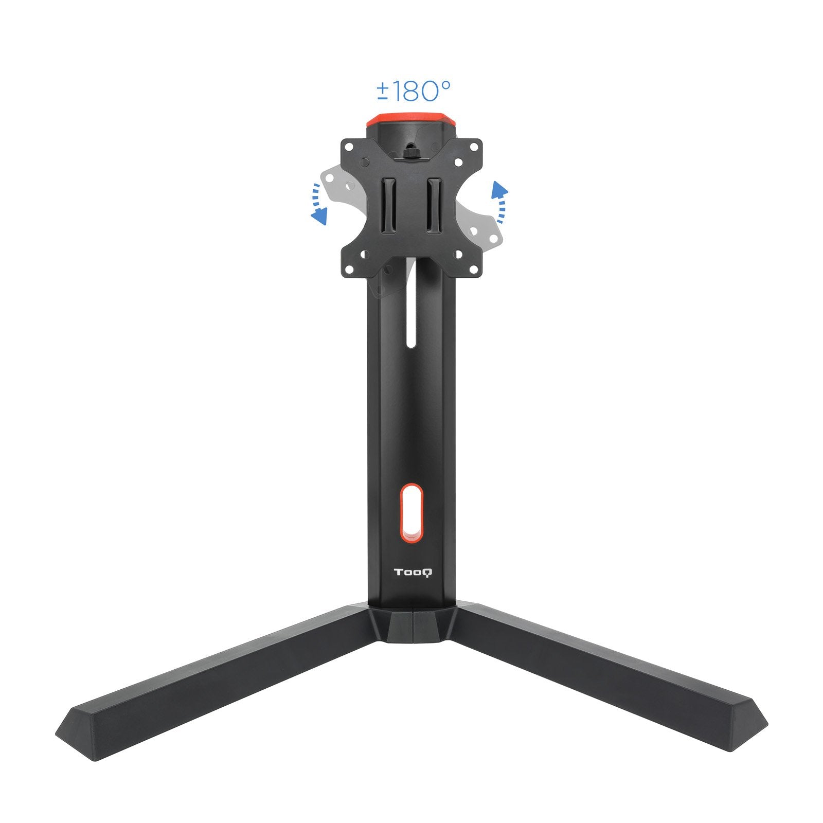 EAN 8433281009738 - TooQ DB1401TN-B soporte para monitor 81,3 cm (32") Escritorio Negro, Rojo imagen 3
