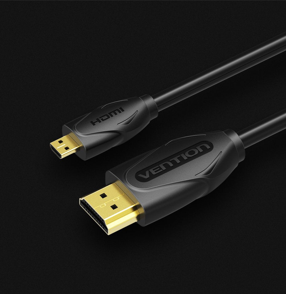 Cable Hdmi Vention Vaa-D03-B200 Hdmi Macho Micro Hdmi Macho 2m Negro