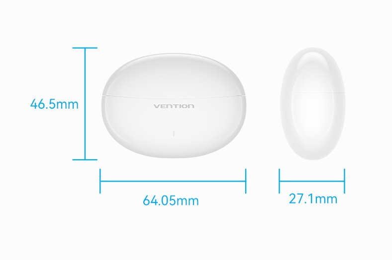 Auriculares Bluetooth Vention Nbfv0 Con Estuche De Carga Autonomía 7h Violetas