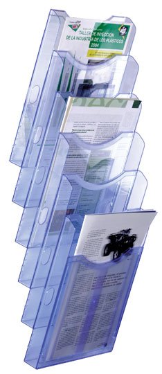 EAN 8429368235275 - Archivo 2000 6126 AZ TP portacartel y stand de información Portafolletos A4 Poliestireno Azul imagen 1