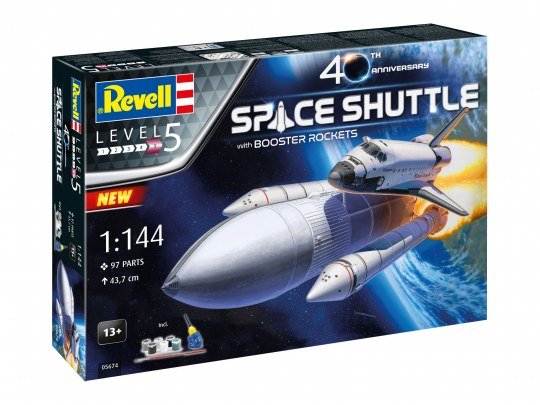 EAN 4009803056746 - Revell Space Shuttle& Booster Rockets, 40th. Maqueta de caza espacial Kit de montaje 1:144 imagen 6