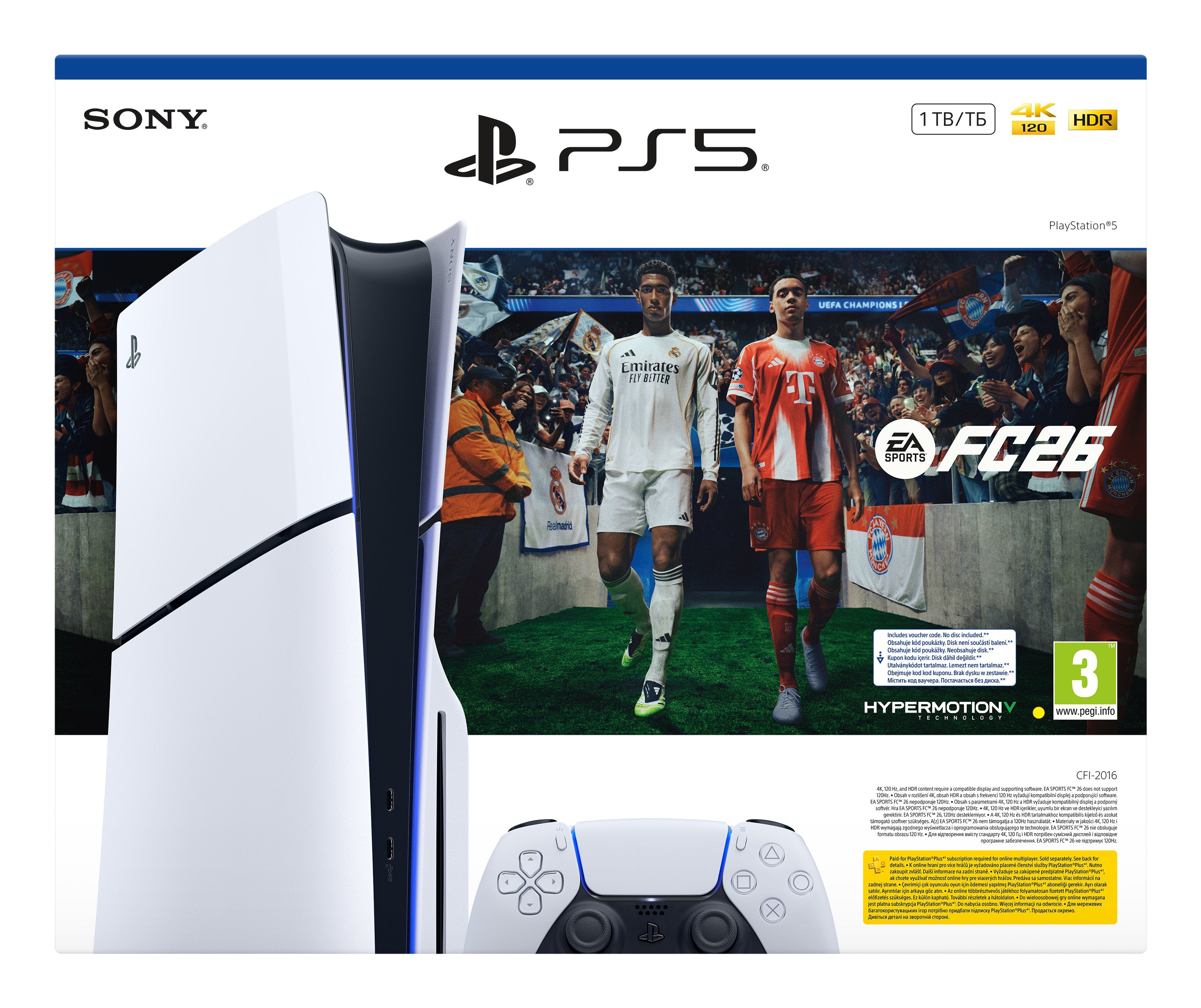 EAN 711719021827 - Sony Playstation 5 Standart FC26 Bundle 1 TB Wifi Negro, Blanco imagen 1