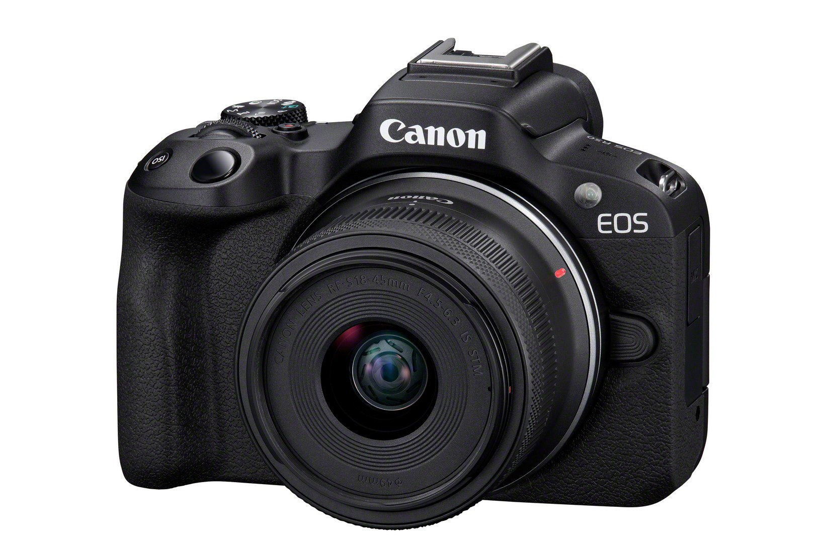 Canon Eos R50, Black + Rf-S 18-45 Is Stm + Rf-S 55-210mm F5-7.1 Is Stm Kit Milc 24,2 Mp Cmos 6000 X 4000 Pixeles Negro