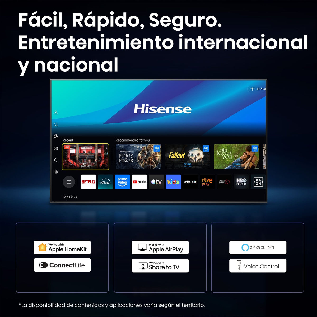 EAN 6942351432977 - Hisense 50E7S PRO 127 cm (50") 4K Ultra HD Smart TV Wifi Negro 350 cd / m² imagen 20