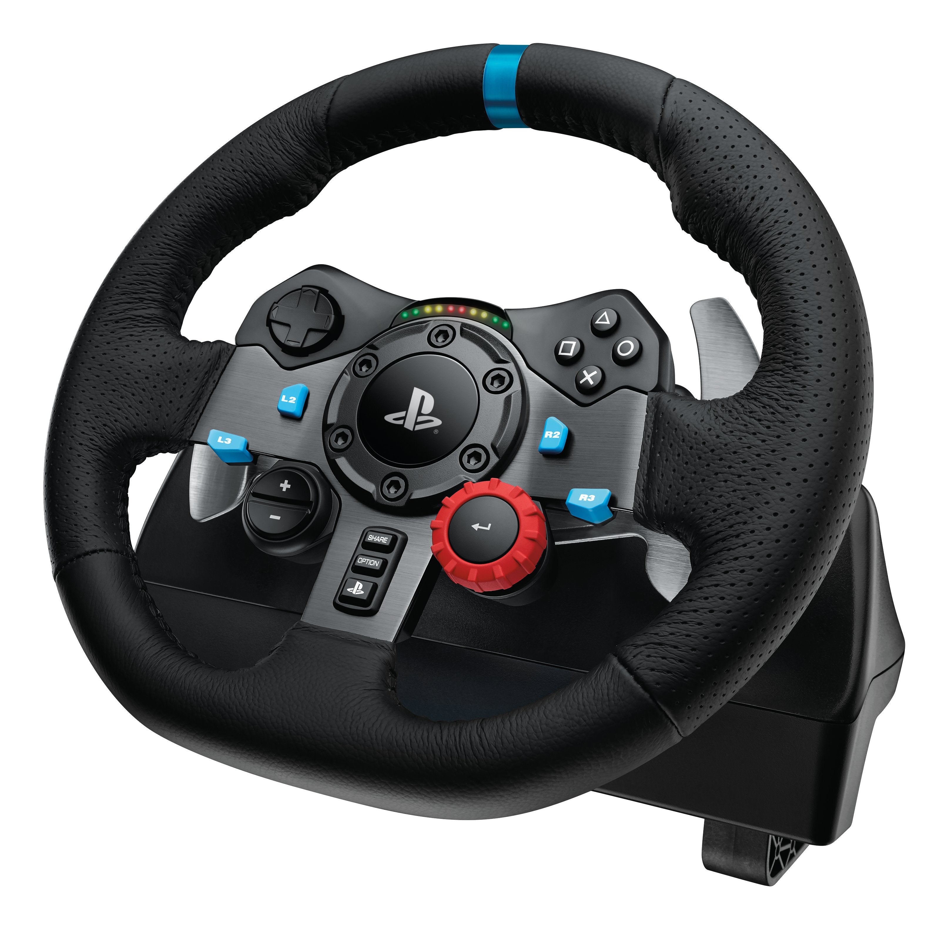 EAN 5099206129825 - Logitech G 991-000539 mando y volante Aluminio, Negro USB Volante + Pedales + Auriculares PC, PlayStation imagen 4