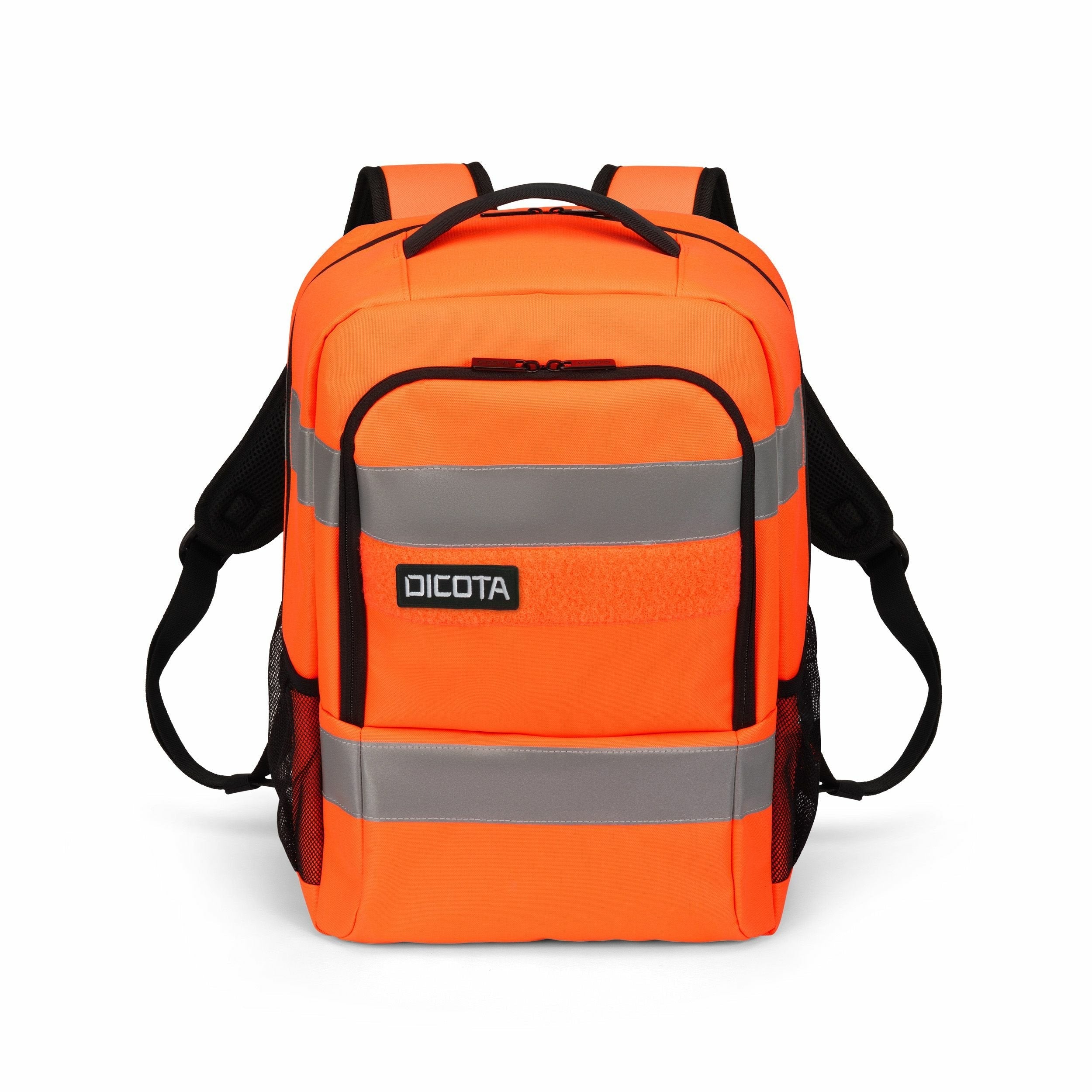 Mochila Dicota P20471-18 De Senderismo Negro, Gris, Naranja Tereftalato De Polietileno Reciclado (Rpet)