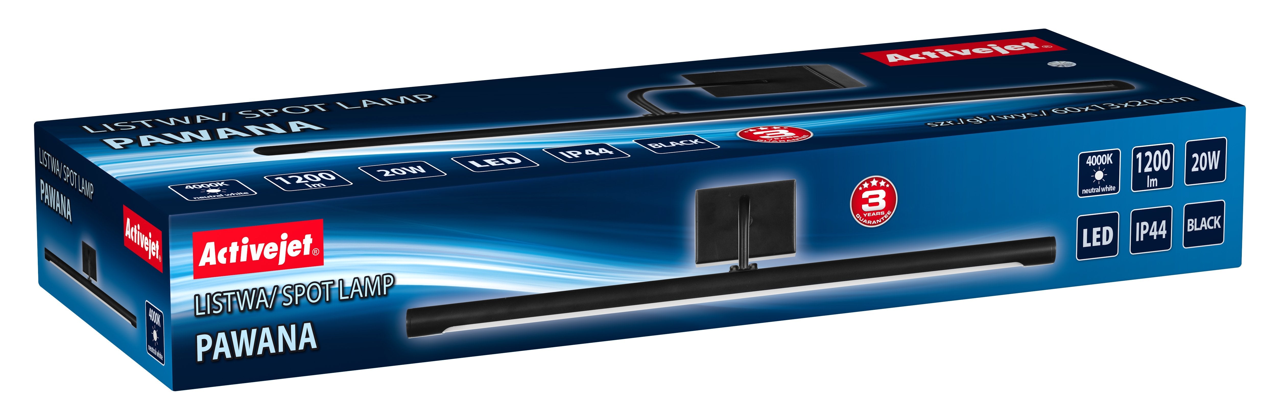 EAN 5901443113638 - Activejet AJE-PAWANA iluminación de pared Bombilla(s) no reemplazable(s) LED imagen 3