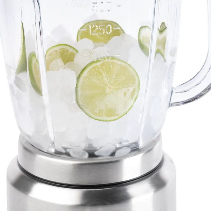 EAN 8421078037705 - JATA JEBT1241 licuadora 1,75 L Batidora de vaso 1200 W Metálico, Transparente imagen 7