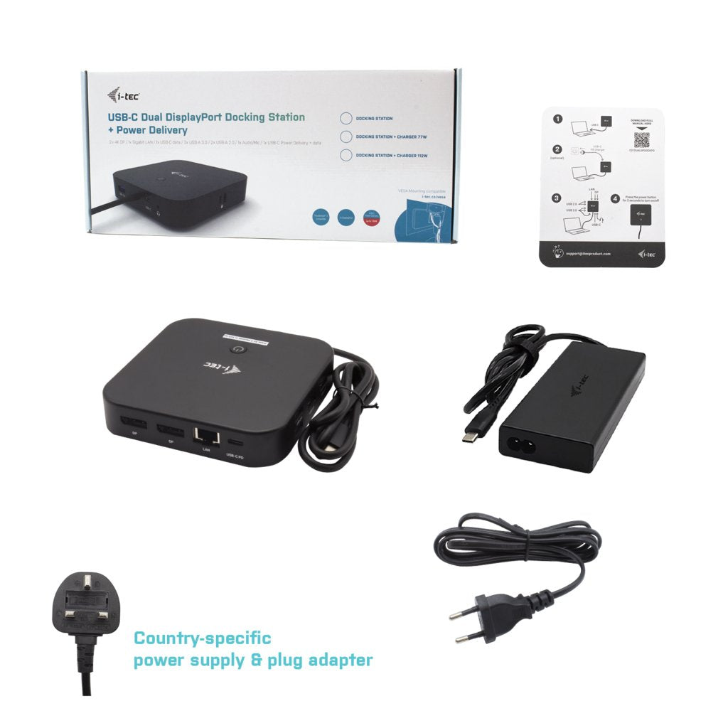 EAN 8595611704796 - i-tec C31HDMIDPDOCKPD100 base para portátil y replicador de puertos Alámbrico USB 3.2 Gen 1 (3.1 Gen 1) T imagen 6