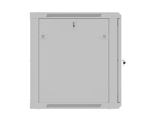 Lanberg Rack Cabinet 19in Wall-Mount 12u 600x600 Flat Pack With Perforated Door Grey