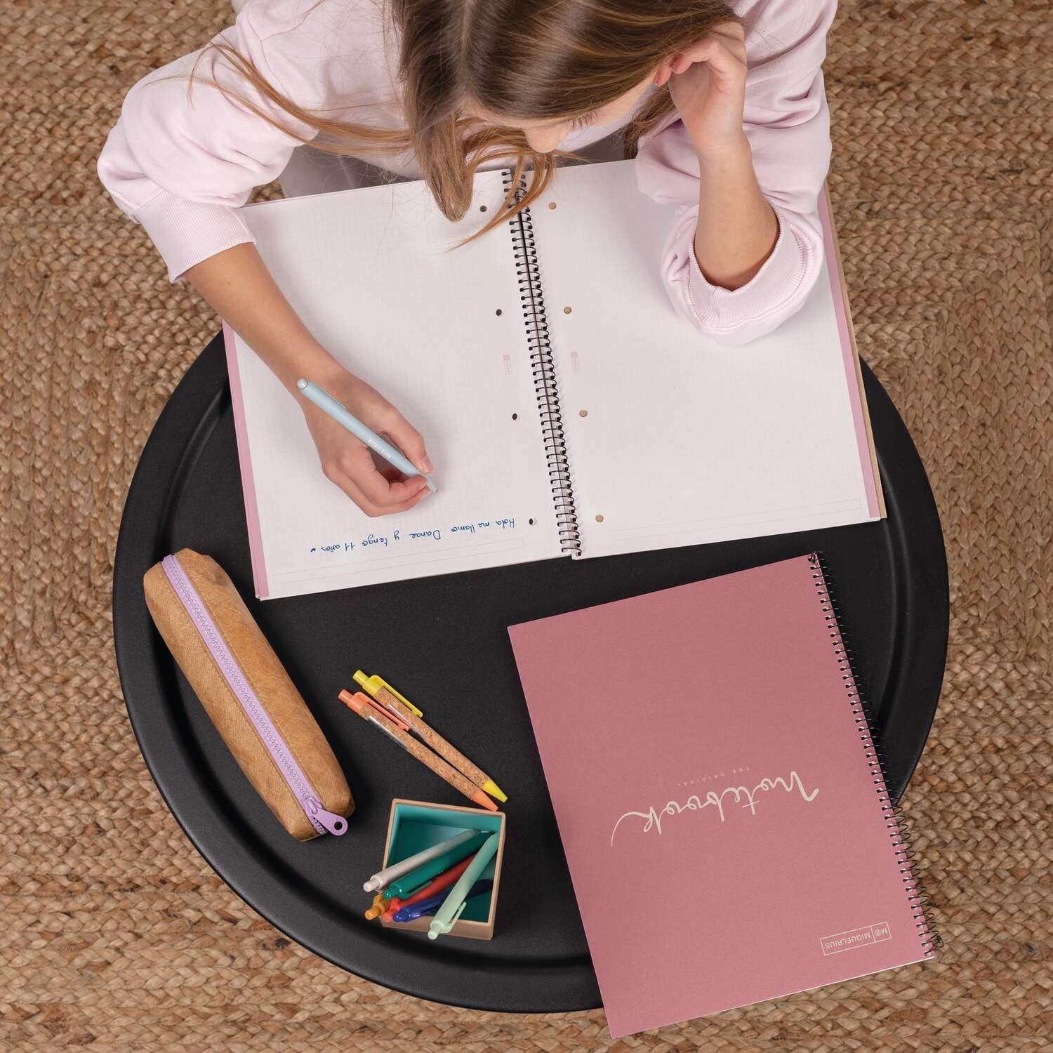 Miquelrius Notizblock Eco Pink 80 Blatt (Speditionsversand)