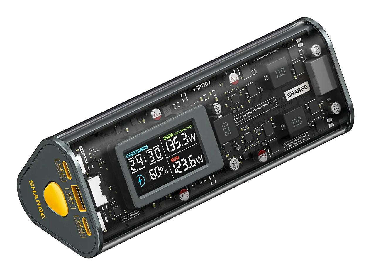 Sharge Shargeek 170 140w 24000 Mah Pantalla Inteligente Pd 3.1 - Power Bank