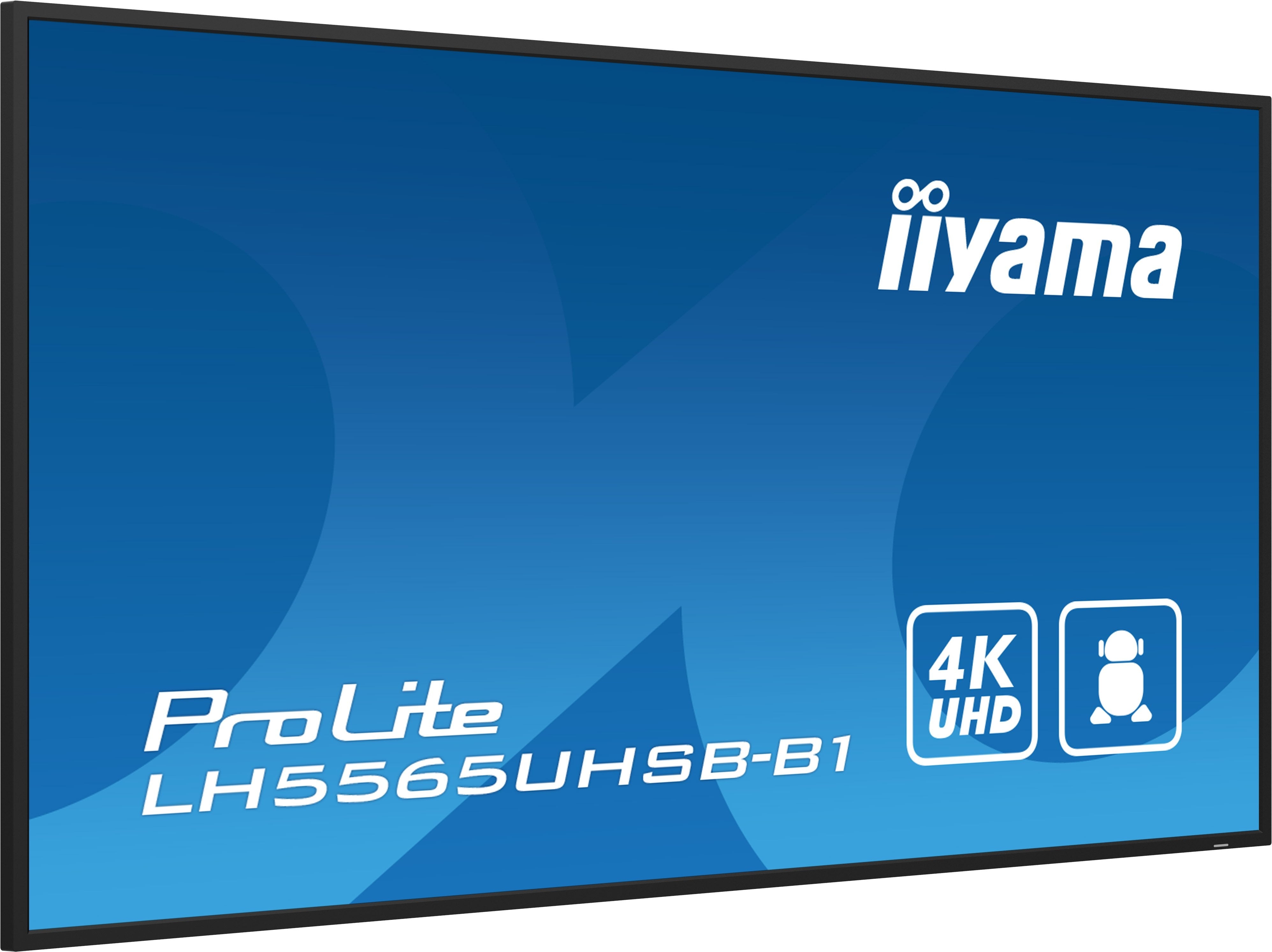 EAN 4948570123575 - iiyama LH5565UHSB-B1 pantalla de señalización Diseño de quiosco 138,7 cm (54.6") LED Wifi 800 cd / m² 4K imagen 6