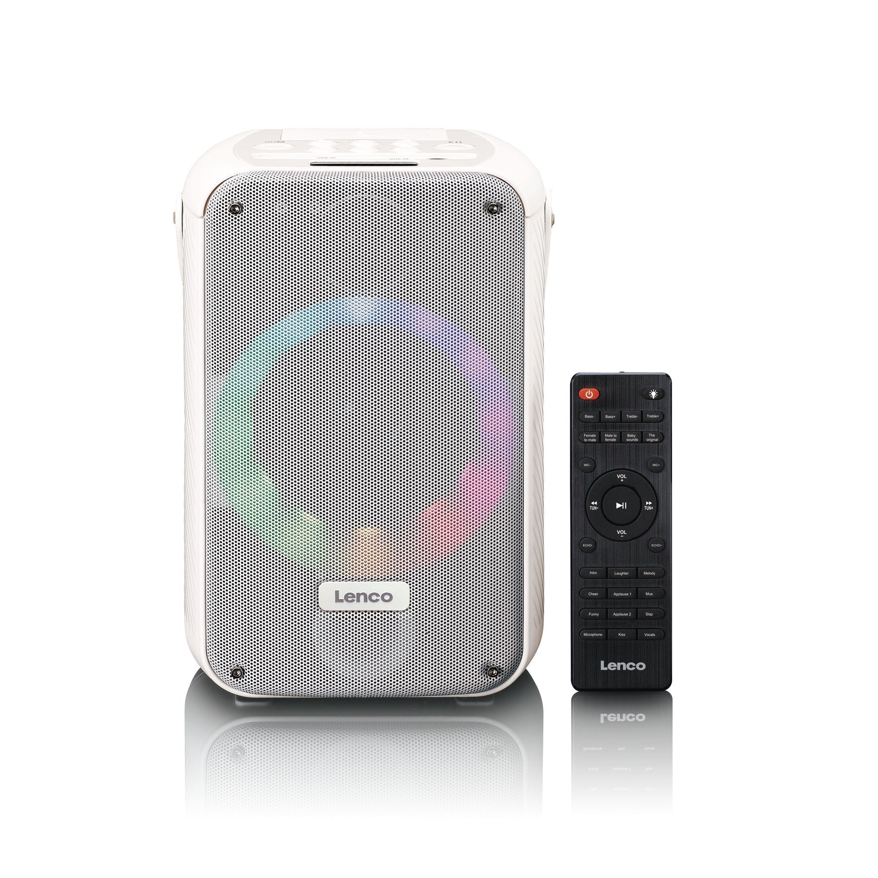 Lenco Btc-060wh Altavoz Blanco Inalámbrico Y Alámbrico 20 W