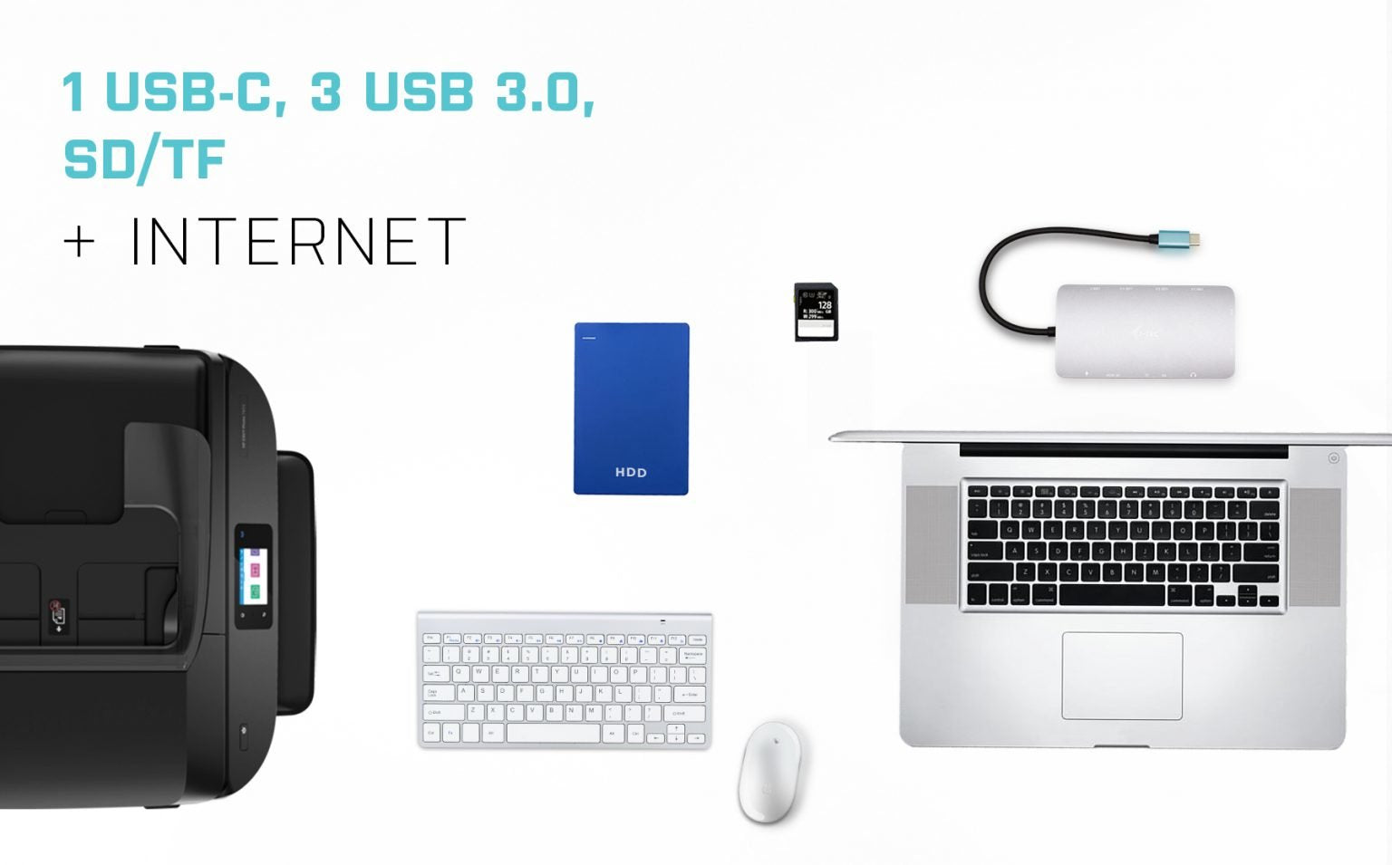 I-Tec Dock Usb-C Metal Nano Hdmi/Vga With Lan + Universal Charger 77 W