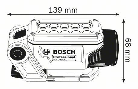 EAN 3165140741750 - Bosch GLI DeciLED Professional Azul, Gris LED imagen 5