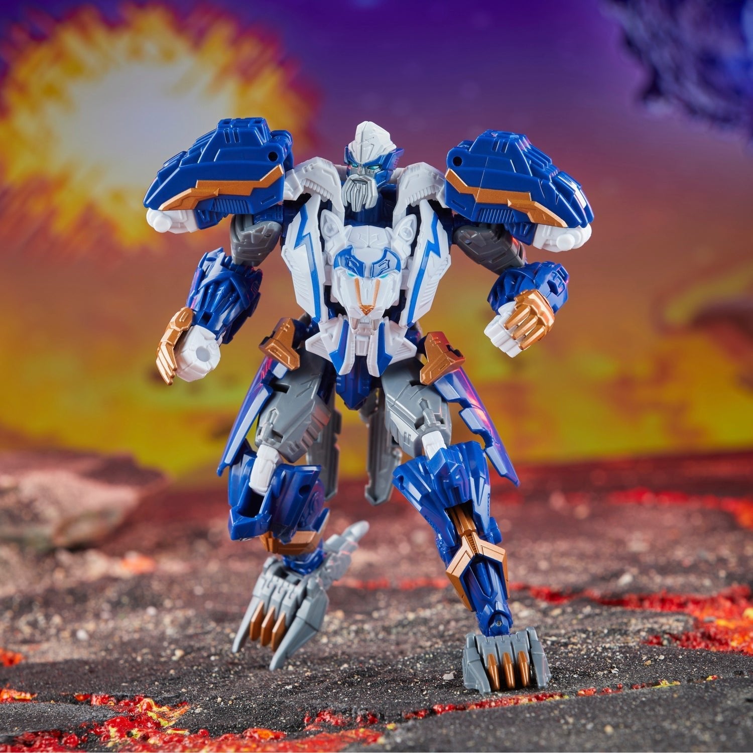 Figura Thundertron Prime Universe Voyager Class Legacy United Transformers 17,5cm