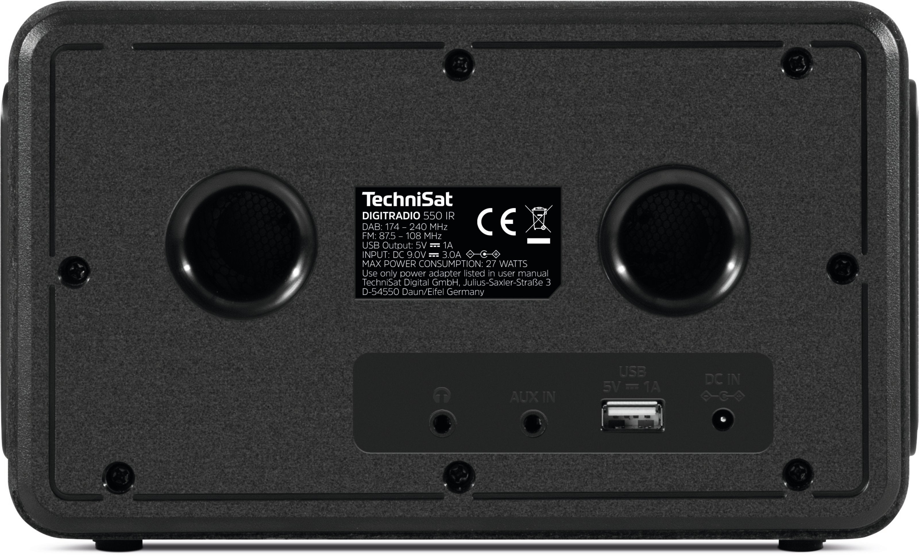 EAN 4019588039957 - TechniSat DigitRadio 550 IR Personal Digital Negro imagen 5