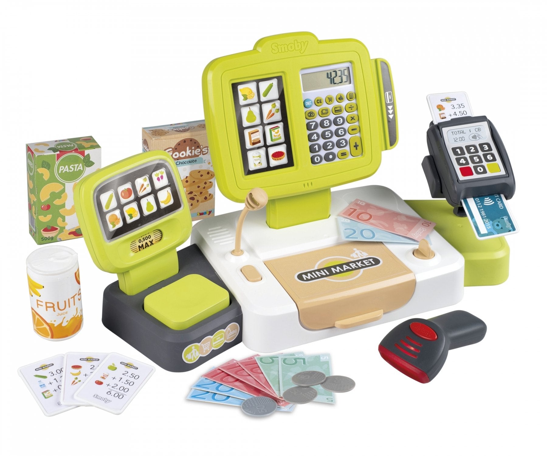 Caja De Supermercado Electrónica Smoby Xl,