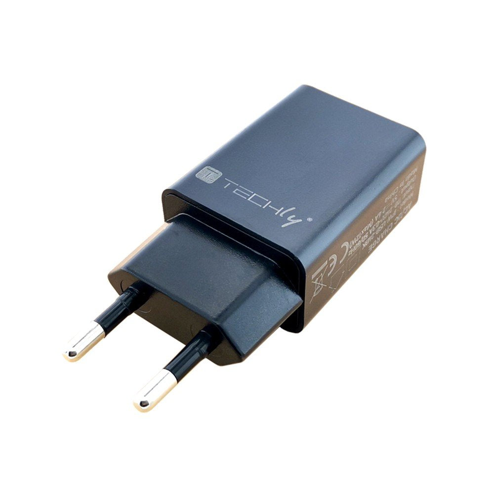 EAN 8059018362800 - Techly IPW-USB-24BK cargador de dispositivo móvil Universal Negro Corriente alterna Interior imagen 7
