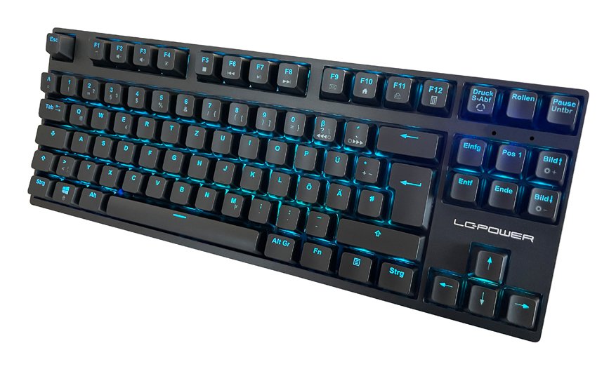 EAN 4260070129933 - LC-Power LC-KEY-MECH-2-RGB-C-W teclado Juego USB + RF Wireless + Bluetooth QWERTZ Alemán Negro imagen 7