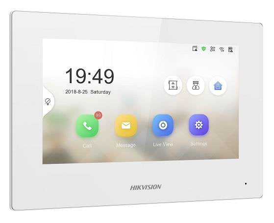 EAN 6941264018865 - Hikvision Pro Series DS-KH6320-WTE2-W sistema de intercomunicación de video 17,8 cm (7") Blanco imagen 1