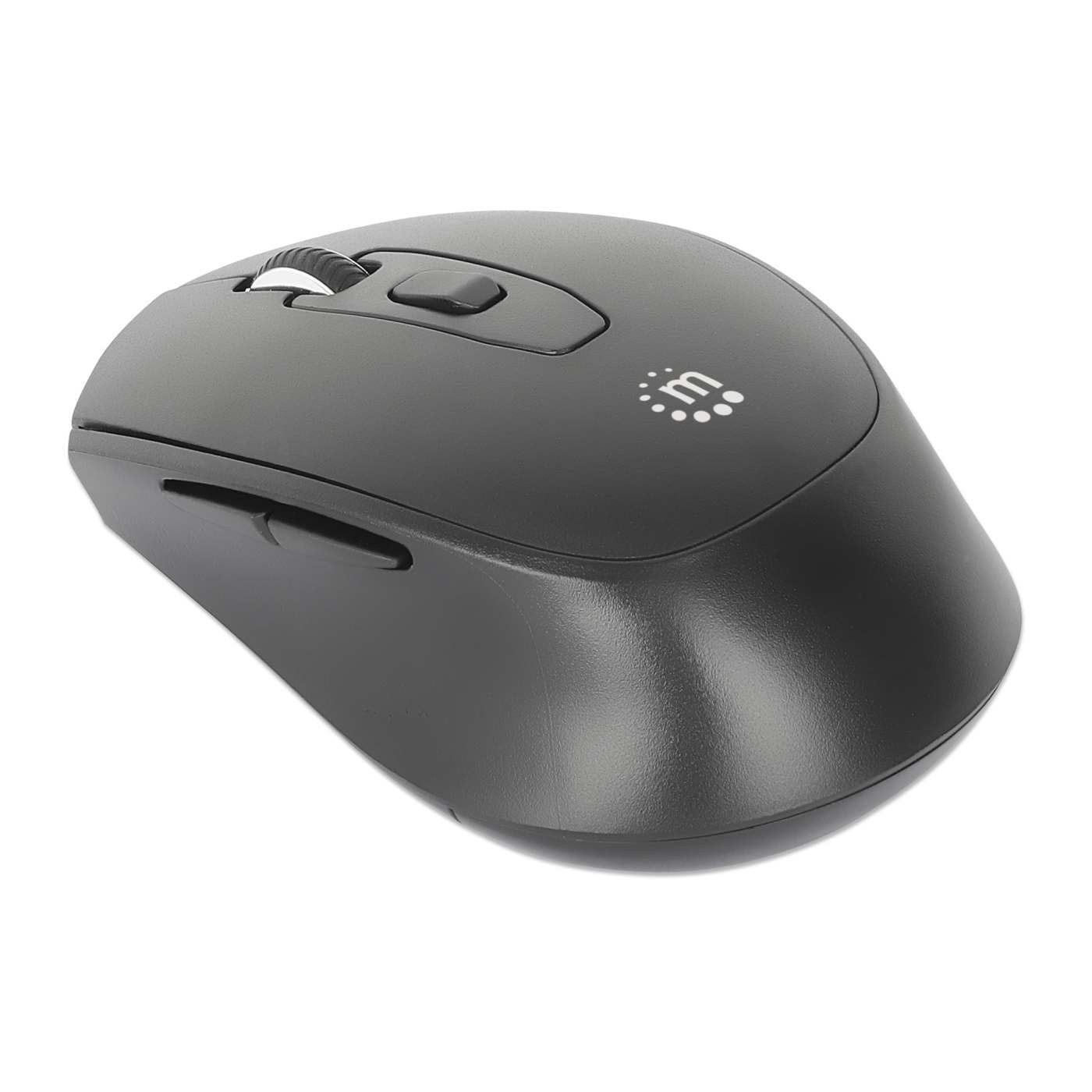 Ratón Manhattan 190343 Universal Ambidextro Rf Inalámbrico Óptico 1600 Dpi