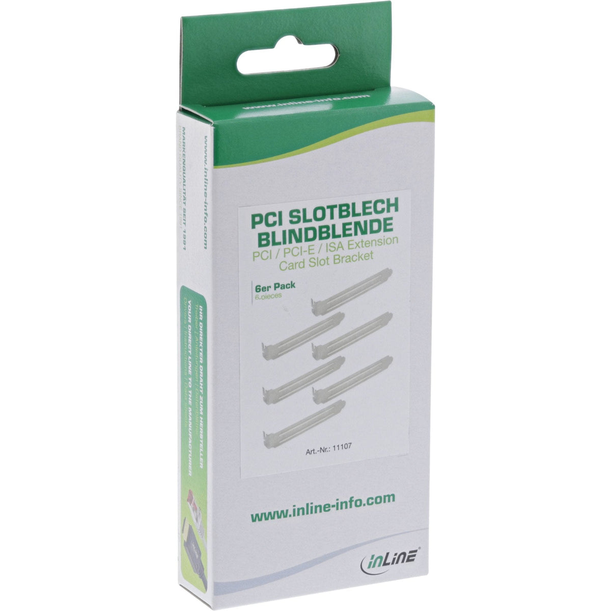 Soporte De Ranura Para Tarjeta De Extensión Inline Pci / Pci-E / Isa 6 Uds.