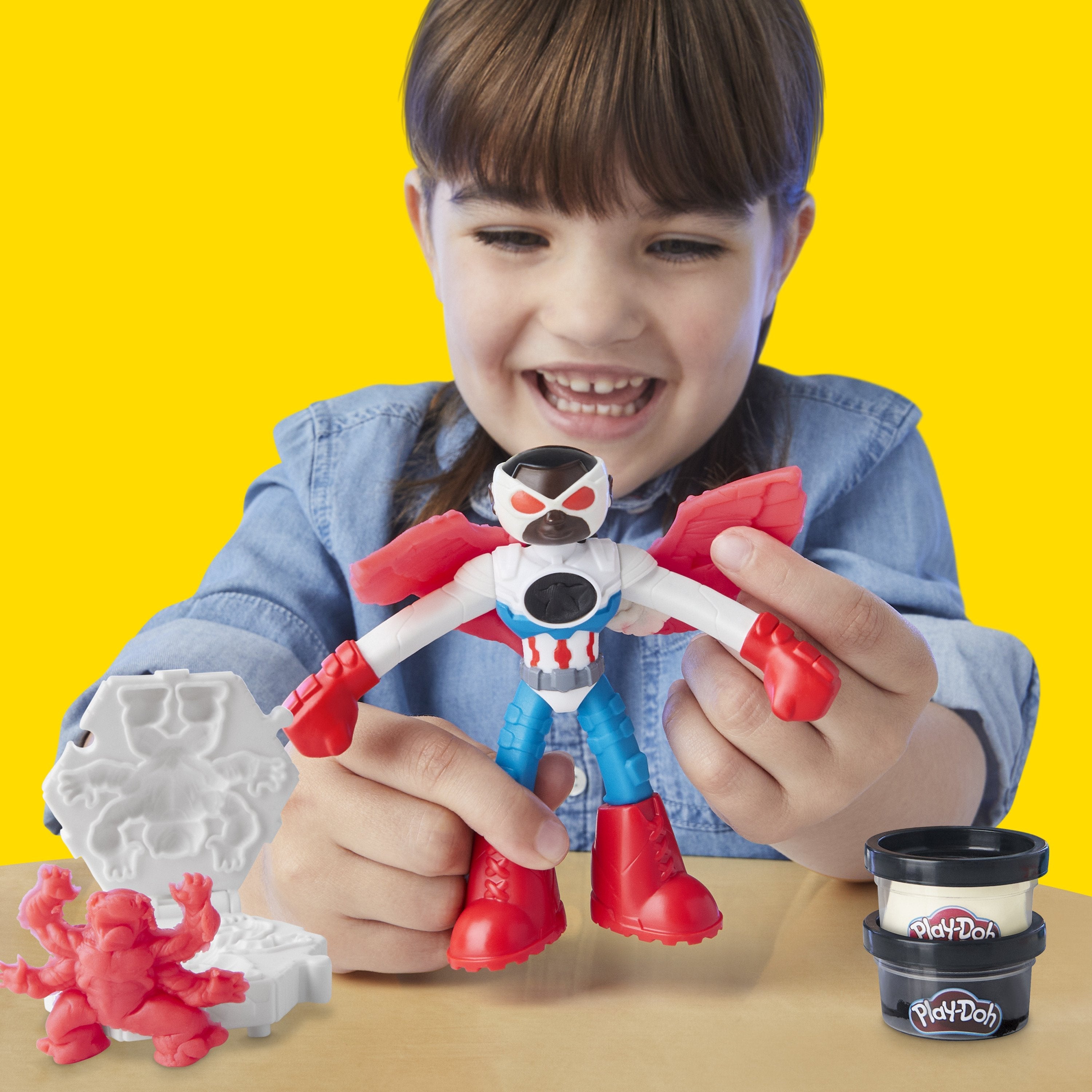 Moto Cortadora Del Capitan America Marvel Play-Doh
