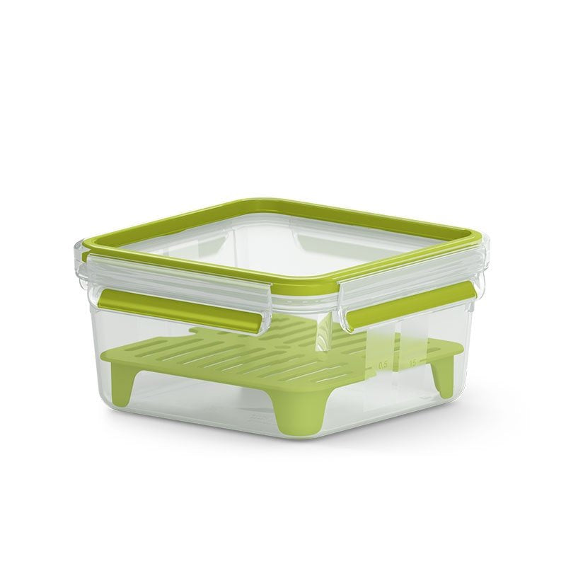 EAN 4009049529547 - EMSA CLIP & GO XL Táper 1,3 L Verde, Transparente 1 pieza(s) imagen 1