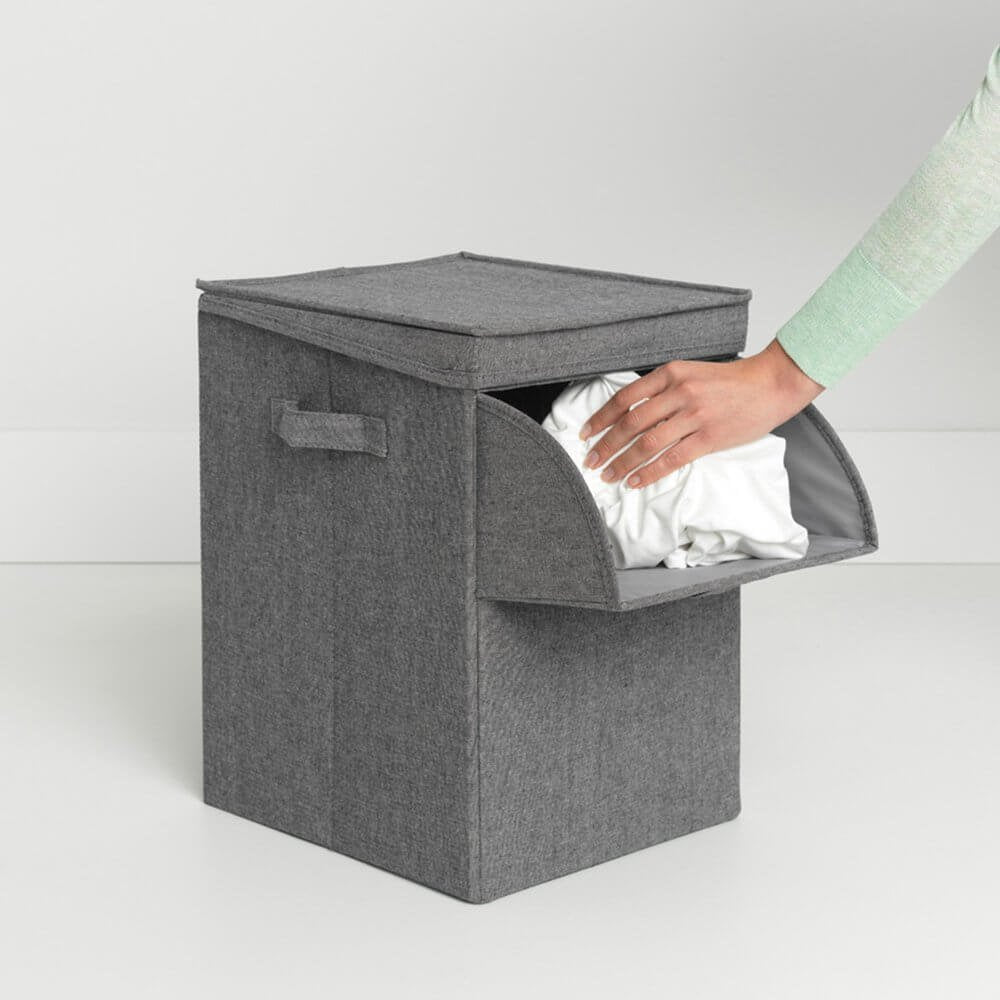 Brabantia Wäschekorbtasche 35 L Faltbar Schwarz