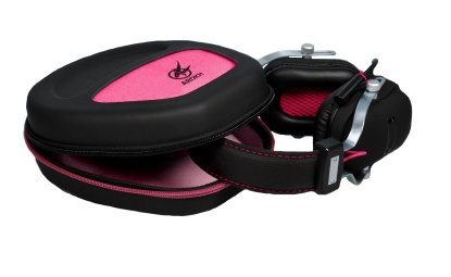 Funda Auriculares Gaming Port Arokh Negro/Rosa