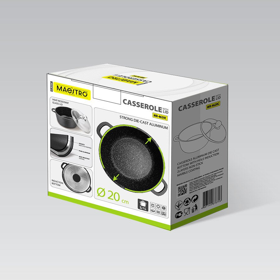 EAN 4820096554098 - Maestro MR-4620C bandeja de horno 2,1 L Alrededor Aluminio Cazuela para hornear imagen 7