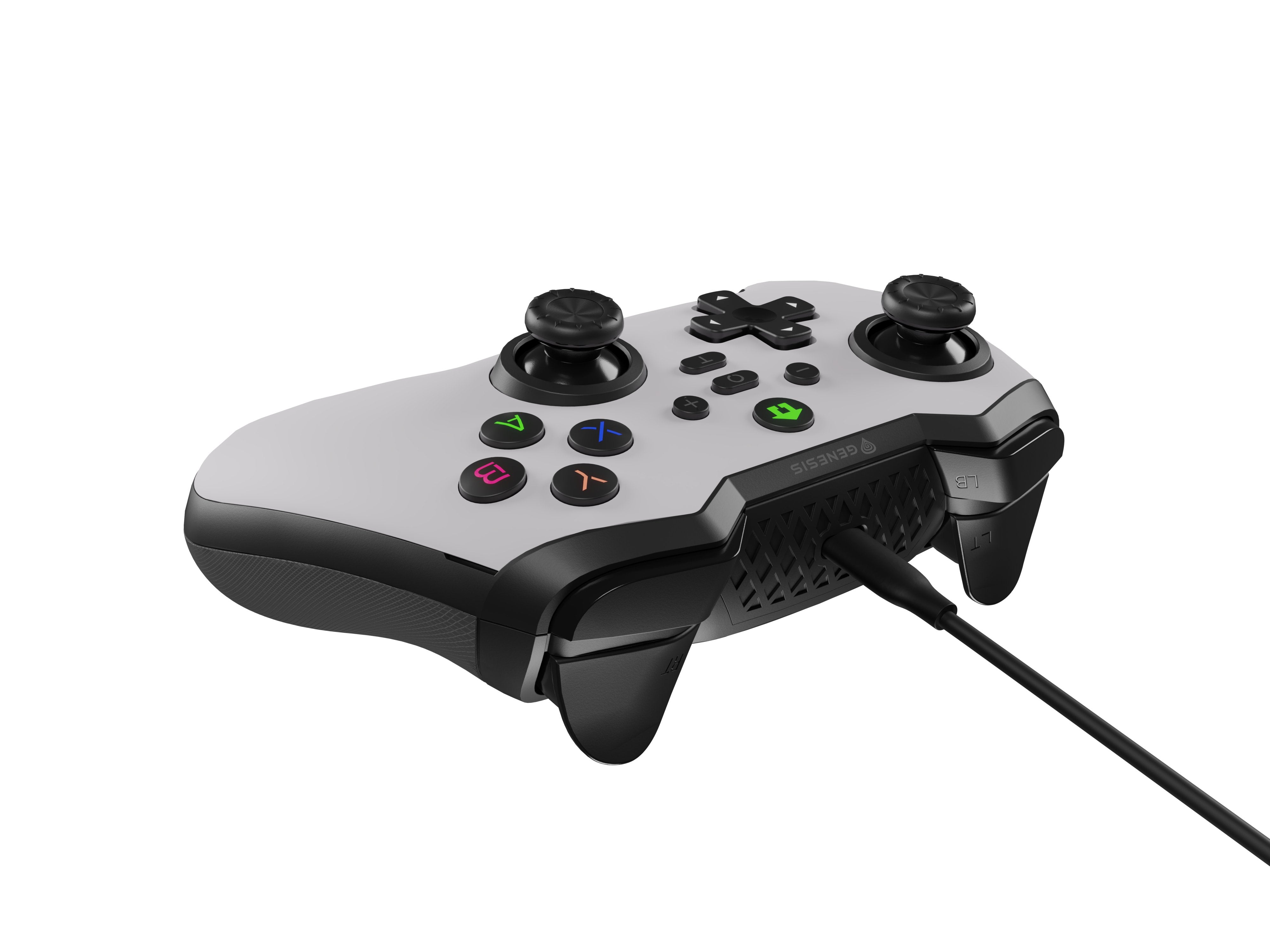 Gamepad Genesis Mangan 300 Usb (For Pc/Switch/Mobile) Blanco
